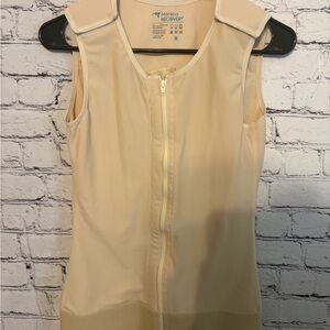 Mareno Recovery Beige Zip-Up Vest Size M